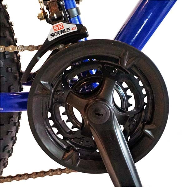 Bicicleta FAT BIKE CARPAT Hercules C2619B, 26", cadru otel, albastru-galben