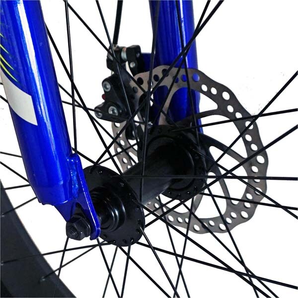 Bicicleta FAT BIKE CARPAT Hercules C2619B, 26", cadru otel, albastru-galben