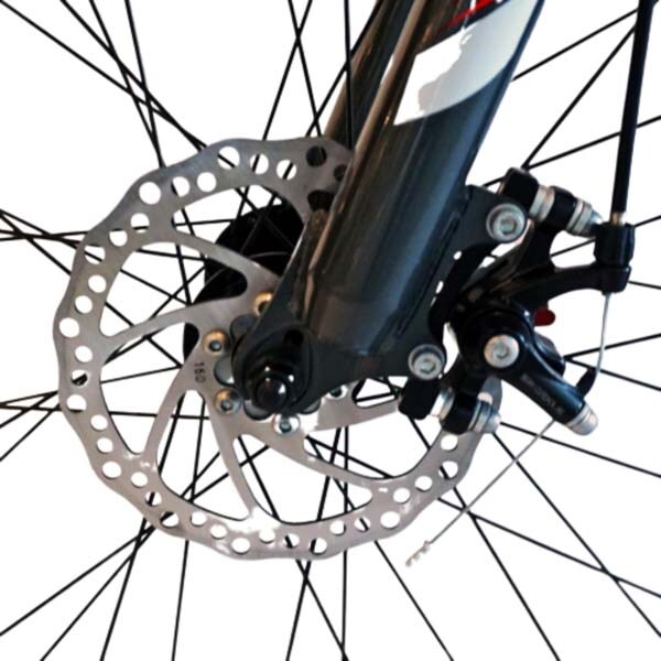 Bicicleta FAT BIKE CARPAT Hercules C2619B, 26", cadru otel, negru-rosu