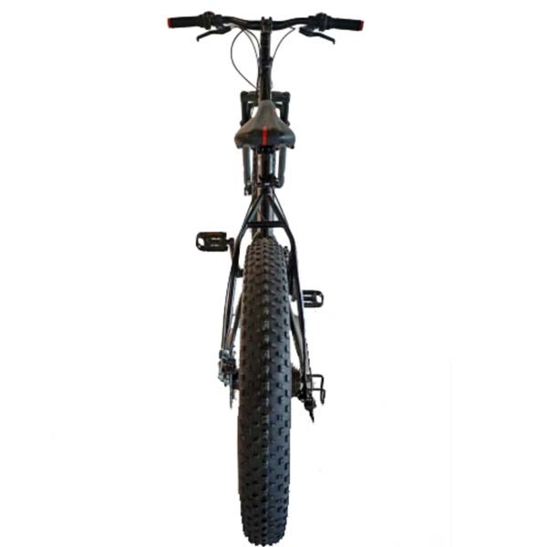 Bicicleta FAT BIKE CARPAT Hercules C2619B, 26", cadru otel, negru-rosu