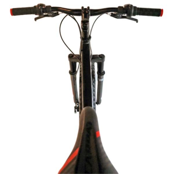 Bicicleta FAT BIKE CARPAT Hercules C2619B, 26", cadru otel, negru-rosu