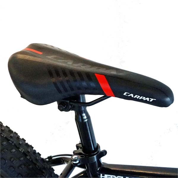 Bicicleta FAT BIKE CARPAT Hercules C2619B, 26", cadru otel, negru-rosu