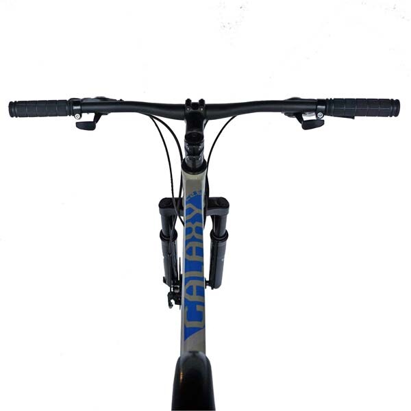 Bicicleta Mountain Bike-HT CARPAT Galaxy C2693B, 26", cadru aluminiu, gri-albastru