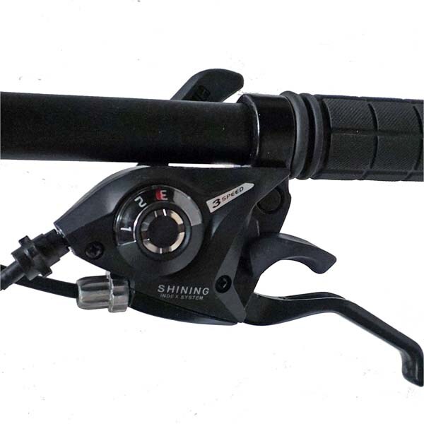 Bicicleta Mountain Bike-HT CARPAT Galaxy C2693B, 26", cadru aluminiu, gri-albastru