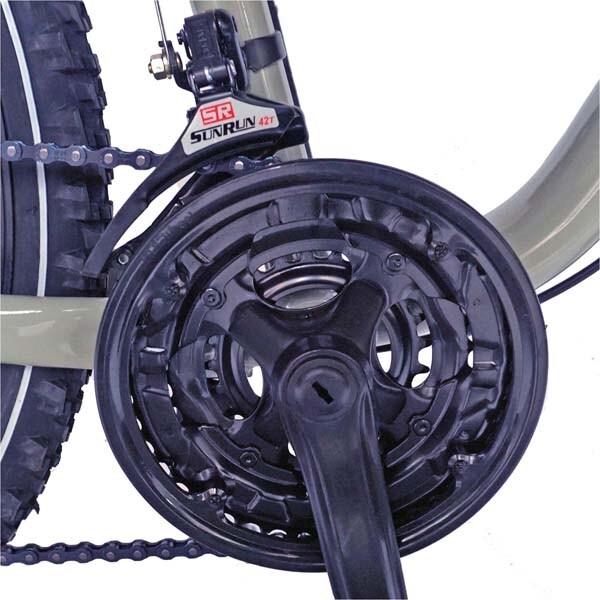 Bicicleta Mountain Bike-HT CARPAT Galaxy C2693B, 26", cadru aluminiu, gri-albastru