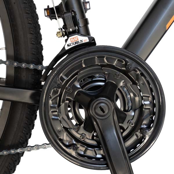 Bicicleta de munte CARPAT Montana C2999A, 29", cadru aluminiu, negru-portocaliu