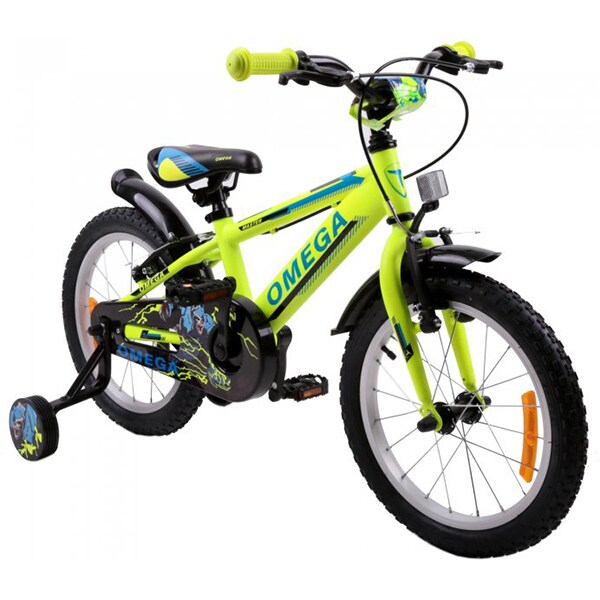 Bicicleta copii OMEGA Master, roata 20", frana V-brake, galben