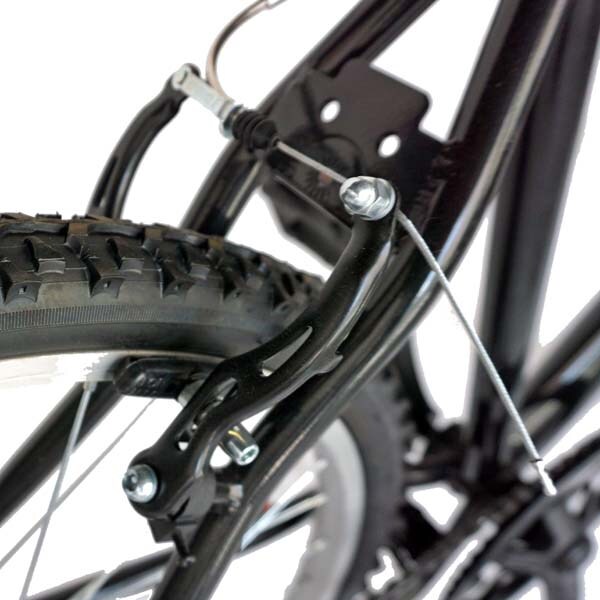 Bicicleta de munte RICH 2673, 26", cadru otel, negru-portocaliu