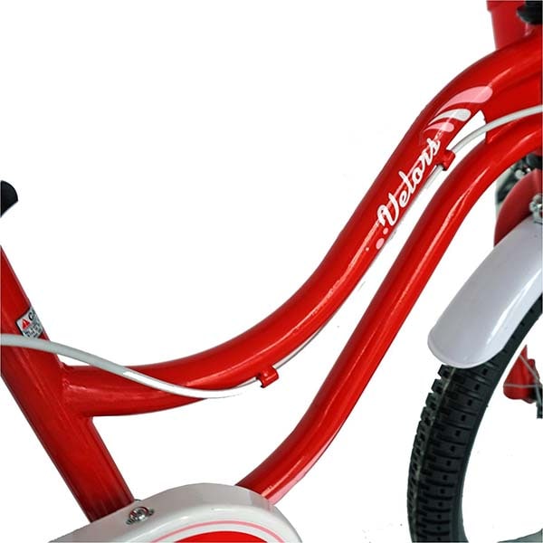 Bicicleta copii VELORS V1602A, 16", otel, rosu-alb