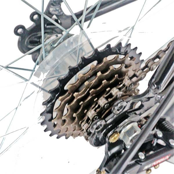 Bicicleta MTB VELORS 2010A, 20", otel, rosu-alb