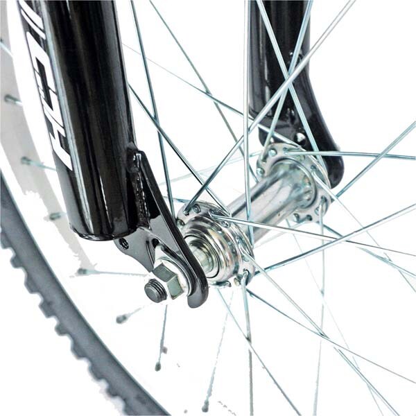 Bicicleta MTB VELORS 2010A, 20", otel, rosu-alb