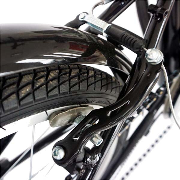 Bicicleta pliabila VELORS Advantage V2054B, 20", cadru otel, negru-albastru
