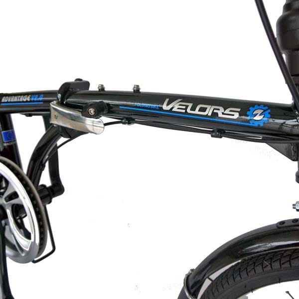 Bicicleta pliabila VELORS Advantage V2054B, 20", cadru otel, negru-albastru