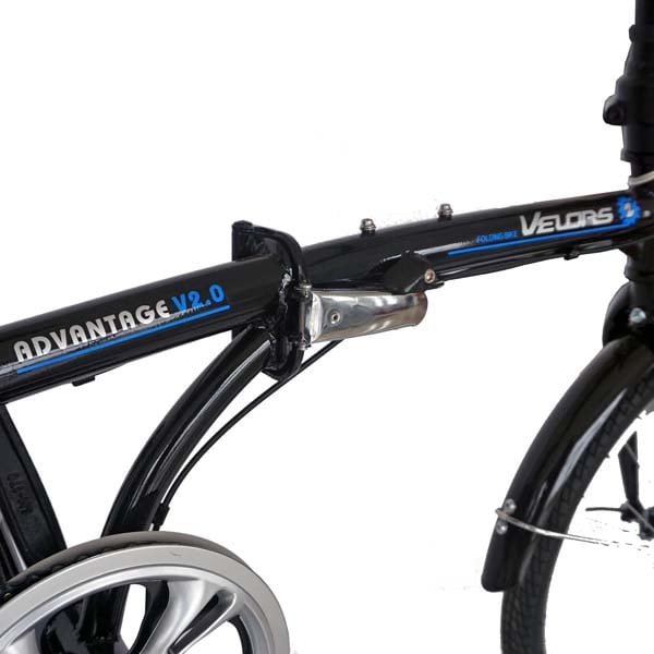 Bicicleta pliabila VELORS Advantage V2054B, 20", cadru otel, negru-albastru