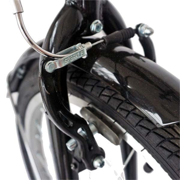 Bicicleta pliabila VELORS Advantage V2054B, 20", cadru otel, negru-albastru