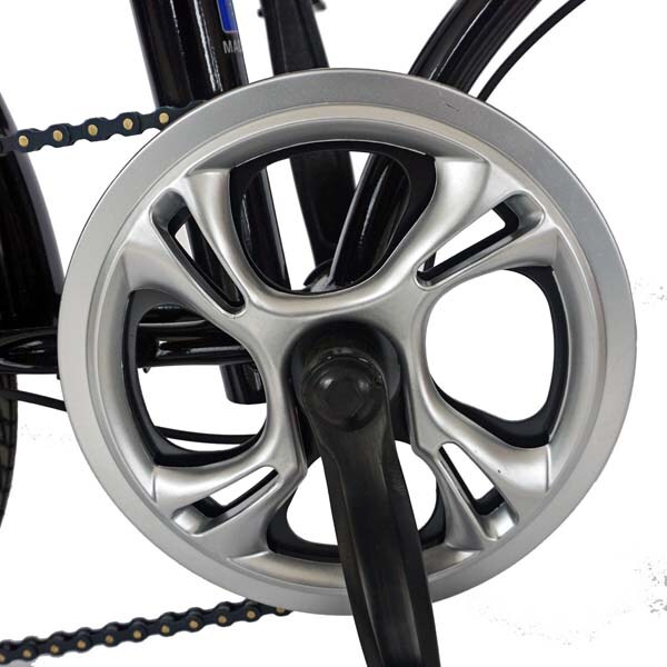 Bicicleta pliabila VELORS Advantage V2054B, 20", cadru otel, negru-albastru