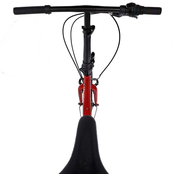 Bicicleta pliabila VELORS Advantage V2054B, 20", cadru otel, rosu-alb 