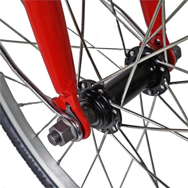 Bicicleta pliabila VELORS Advantage V2054B, 20", cadru otel, rosu-alb 