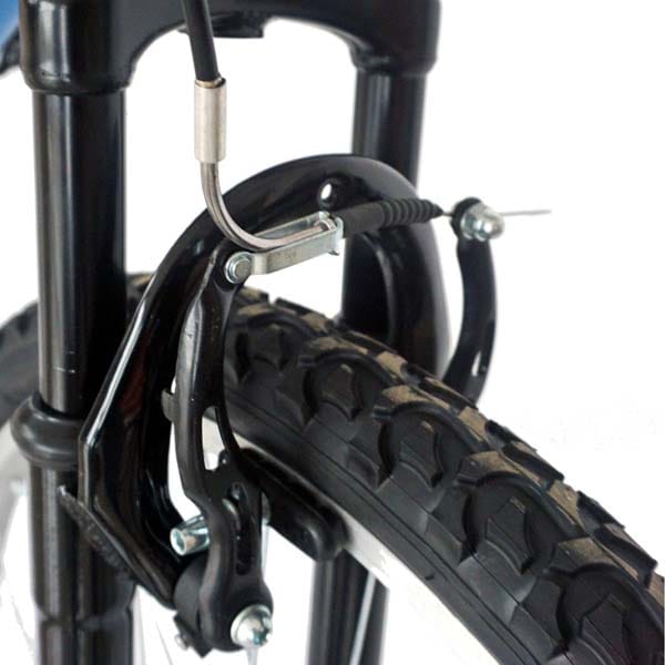 Bicicleta Mountain Bike VELORS 2460A, 24", cadru otel, negru-portocaliu