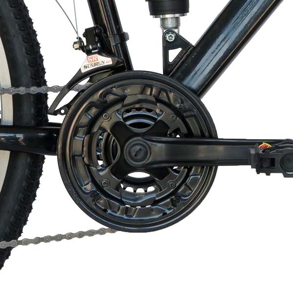 Bicicleta Mountain Bike VELORS 2460A, 24", cadru otel, negru-portocaliu
