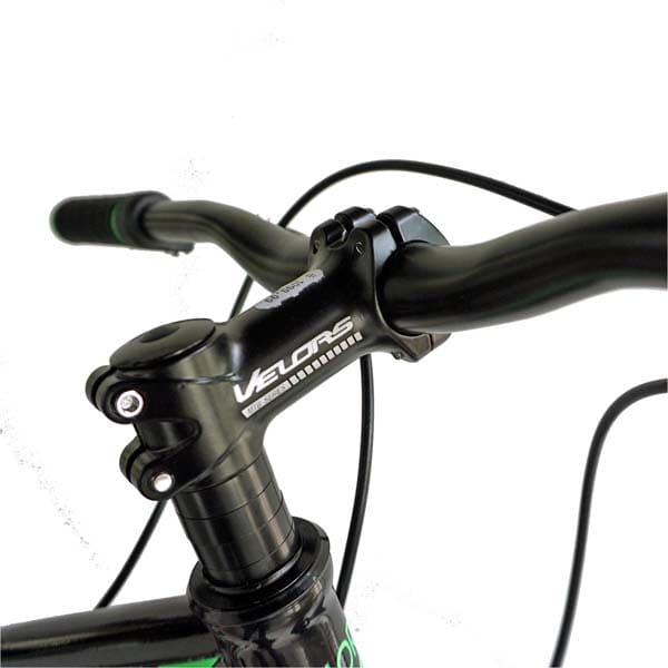 Bicicleta FAT BIKE VELORS V2605A, 26", cadru otel, negru-verde