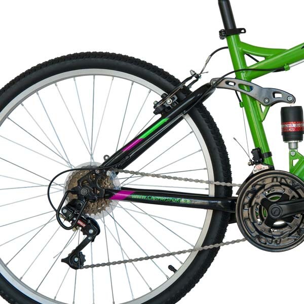 Bicicleta Mountain Bike VELORS 2660A, 26", cadru otel, verde-negru