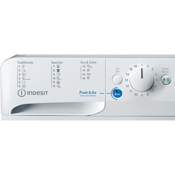 Masina de spalat rufe frontala cu uscator INDESIT BDE 861483X WS EU N, 8/6 kg, 1400rpm, Clasa C/D, alb