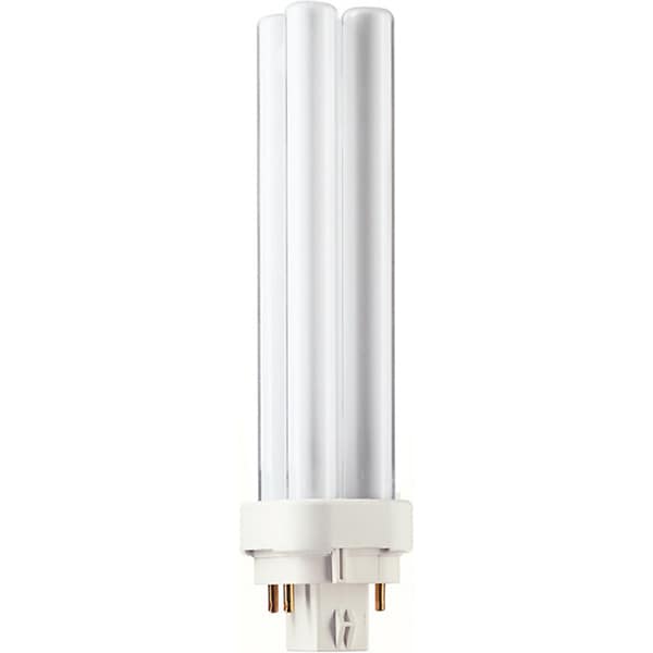 Bec fluorescent PHILIPS MASTER PL-C 4P, G24Q-2, 16.5W, 1200lm, lumina variabila 