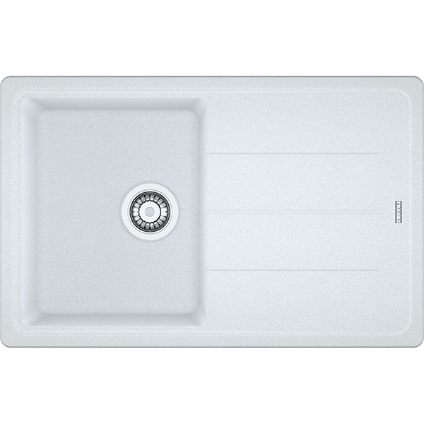 Chiuveta bucatarie FRANKE BFG 611-78, 1 cuva, picurator reversibil, compozit granit, alb