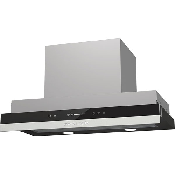 Hota incorporabila telescopica GORENJE Ora Ito BHP643ORAB, 1 motor, 670 m3/h, L 60 cm, negru