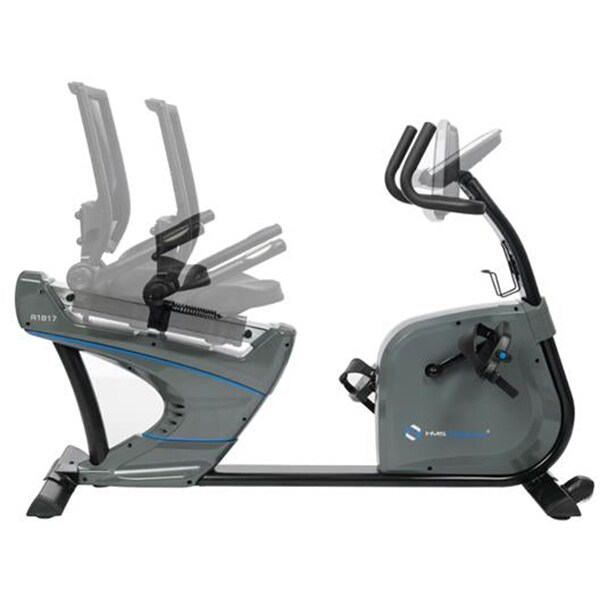 Bicicleta fitness magnetica HMS Premium R1817, volanta 9kg, 32 trepte, greutate suportata 150kg