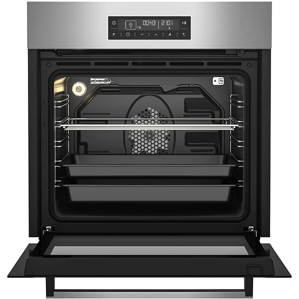 Cuptor incorporabil BEKO BIE22400XP, electric, Autocuratare pirolitica, 71 l, Clasa A, inox