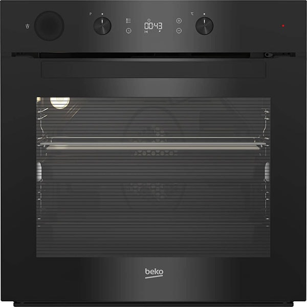 Cuptor incorporabil BEKO BIS14300BPS, Electric, Autocuratare SteamShine, 71 l, Clasa A+, negru