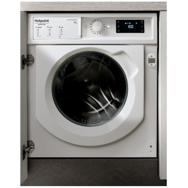 Masina de spalat rufe incorporabila HOTPOINT BI WMHG 81484 EU, 8 kg, 1400rpm, Clasa C, alb