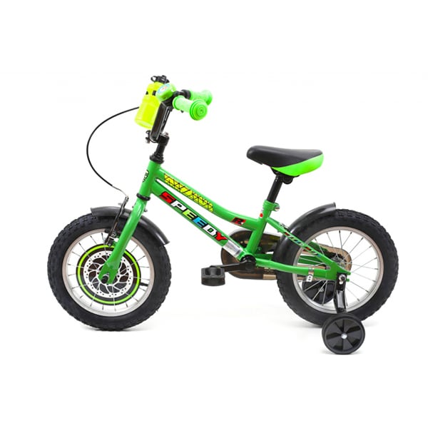 Bicicleta copii DHS 1401, roata 14", frana V-brake, verde