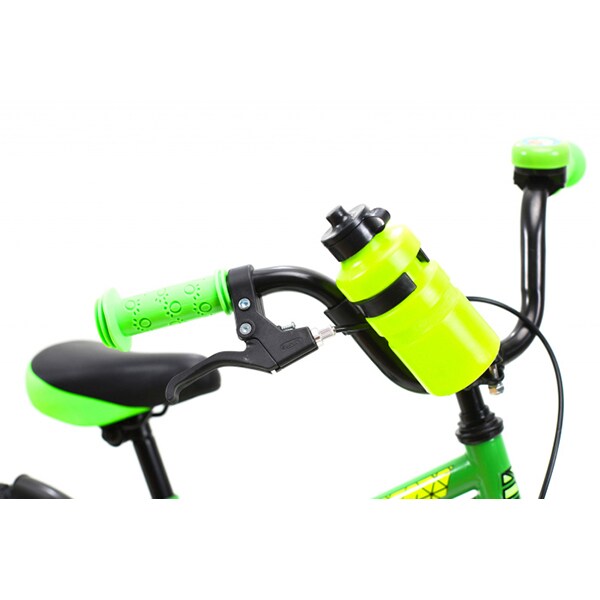 Bicicleta copii DHS 1401, roata 14", frana V-brake, verde