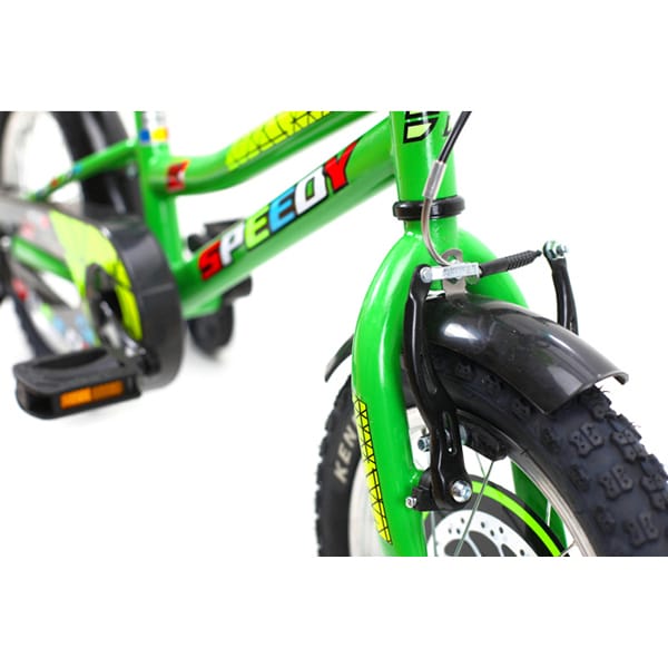 Bicicleta copii DHS 1401, roata 14", frana V-brake, verde