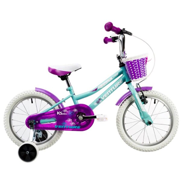 Bicicleta copii DHS Venture 1618, roata 16", frana V-brake, verde