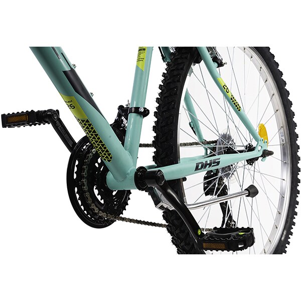 Bicicleta MTB DHS Terrana 2604, roata 26", 18 viteze, schimbator Shimano, frana V-brake, turcoaz