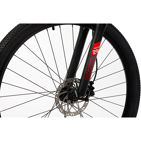 Bicicleta MTB DHS Terrana 2927, roata 29", 24 viteze, schimbator Shimano, frana disc hidraulica, albastru