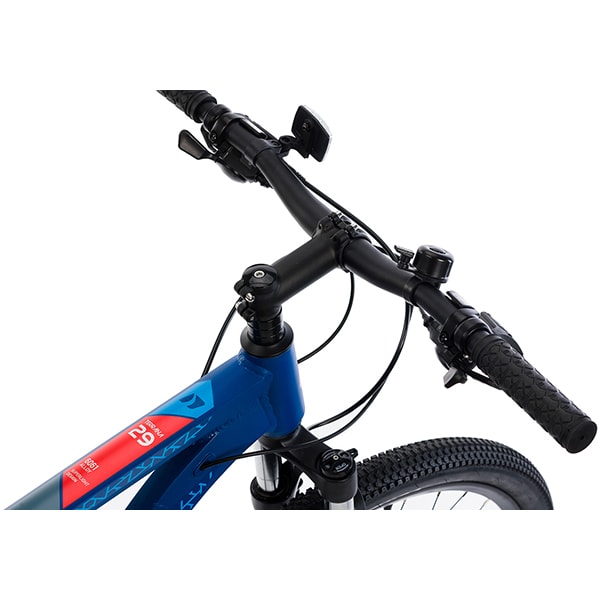 Bicicleta MTB DHS Terrana 2927, roata 29", 24 viteze, schimbator Shimano, frana disc hidraulica, albastru