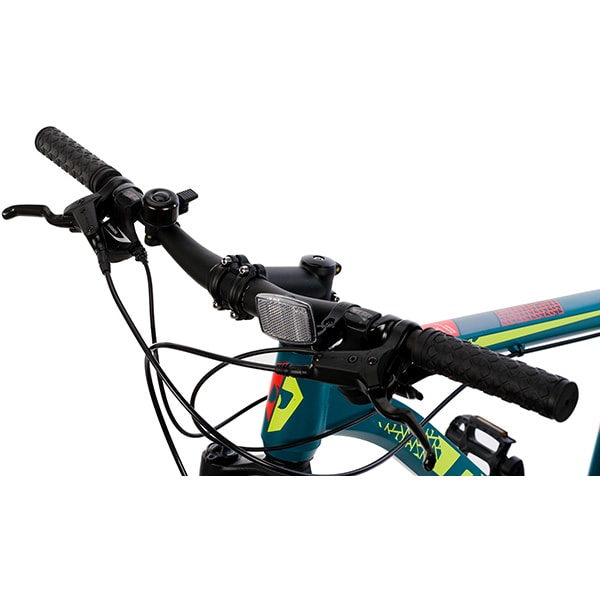 Bicicleta MTB DHS Terrana 2927, roata 29", 24 viteze, schimbator Shimano, frana disc hidraulica, verde