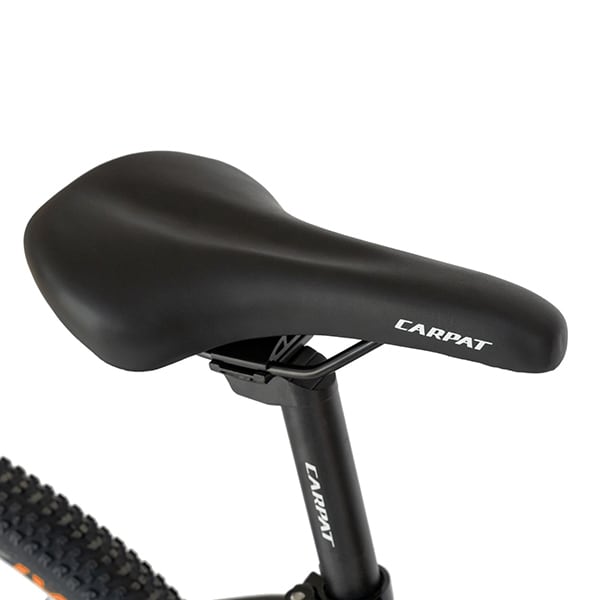 Bicicleta MTB CARPAT C2759AH, roata 27.5", 24 viteze, schimbator Shimano, frana disc hidraulica, gri-portocaliu