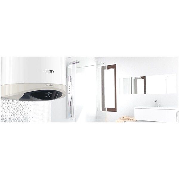 Boiler electric TESY ModEco Cloud GCV 504716D C22 ECW, Wi-Fi, 50l, 1600W, alb