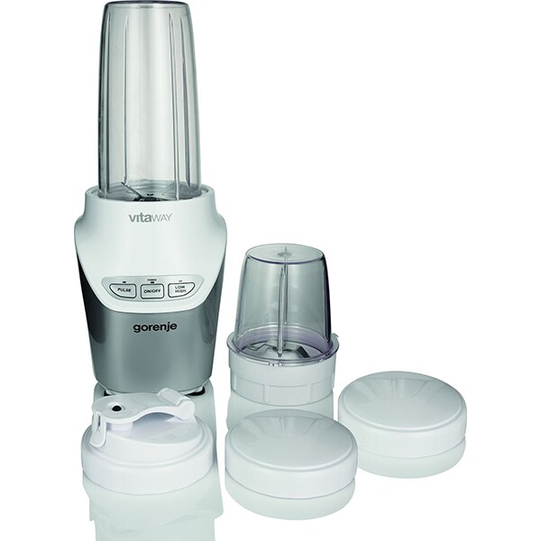 Blender GORENJE NutriPower BN1000W, 1l, 1000W, 2 trepte viteza, alb-argintiu 