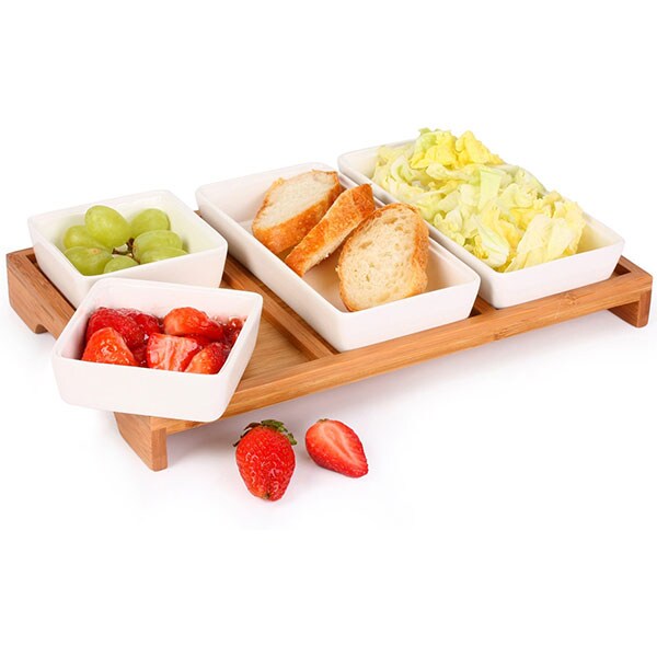 Set boluri pentru sos ZOKURA Z1110, 5 piese, ceramica