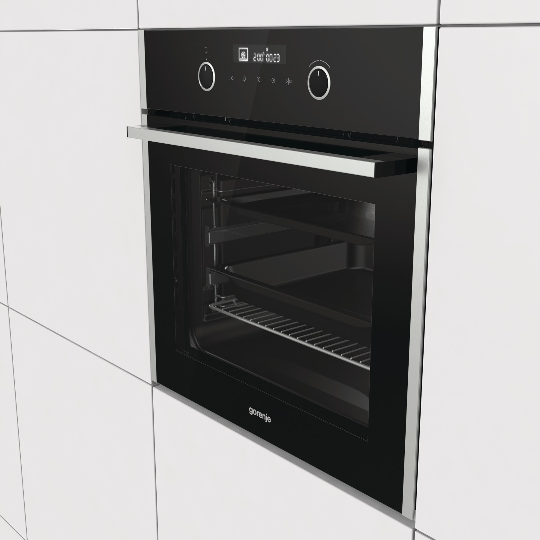 Cuptor incorporabil GORENJE BOS747A33XG, Electric, Autocuratare AquaClean, 71 l, Clasa A+, inox