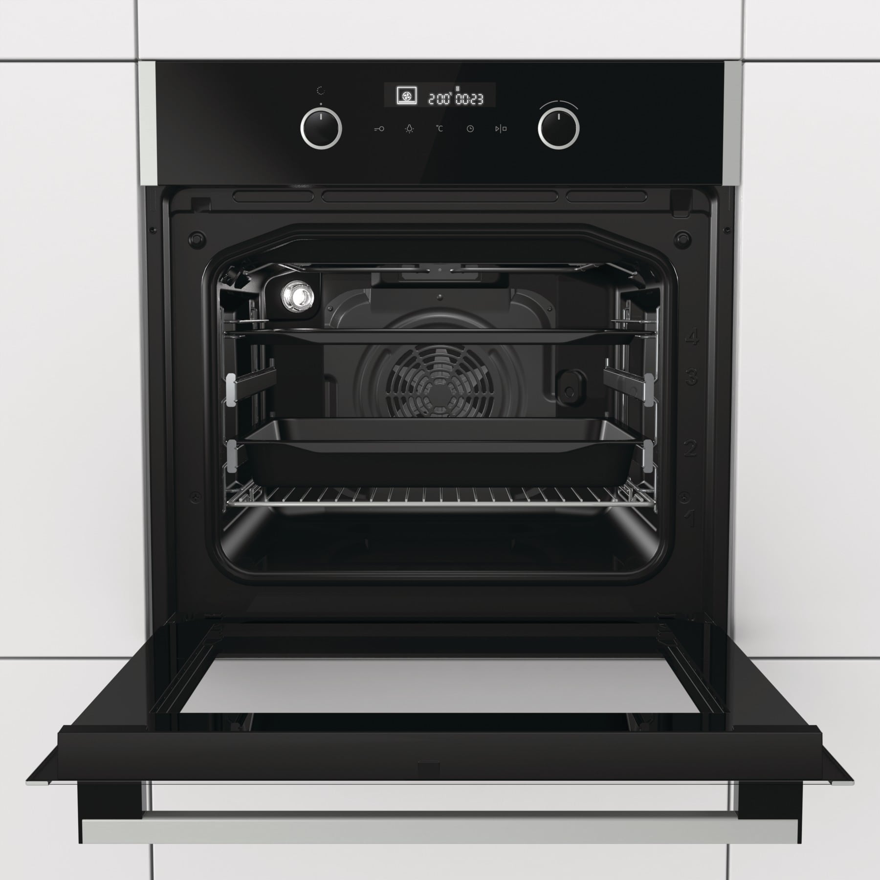 Cuptor incorporabil GORENJE BOS747A33XG, Electric, Autocuratare AquaClean, 71 l, Clasa A+, inox