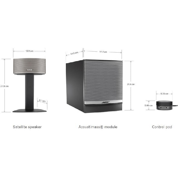 Sistem boxe 2.1 BOSE Companion 50, negru