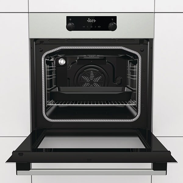 Cuptor incorporabil GORENJE BP737EX, Electric, Autocuratare pirolitica, 70 l, Clasa A+, negru-inox